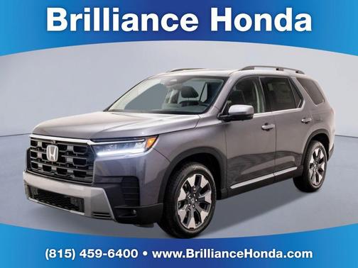 Modern Steel Metallic 2026 Honda Pilot Elite