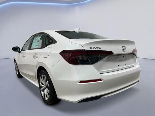 Platinum White 2026 Honda Civic LX