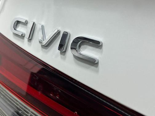 Platinum White 2026 Honda Civic LX