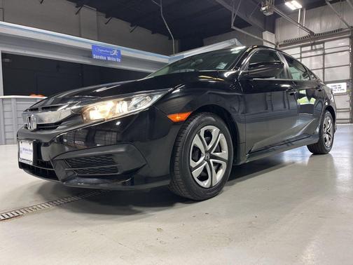Crystal Black Pearl 2017 Honda Civic LX