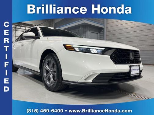 Platinum White Pearl 2024 Honda Accord EX