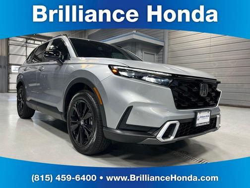 Solar Silver Metallic 2026 Honda CR-V Hybrid Sport Touring