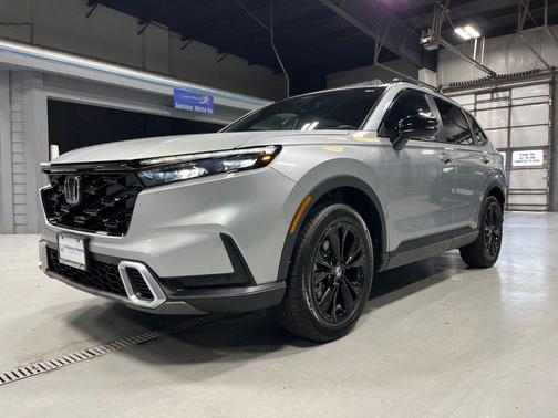 Solar Silver Metallic 2026 Honda CR-V Hybrid Sport Touring