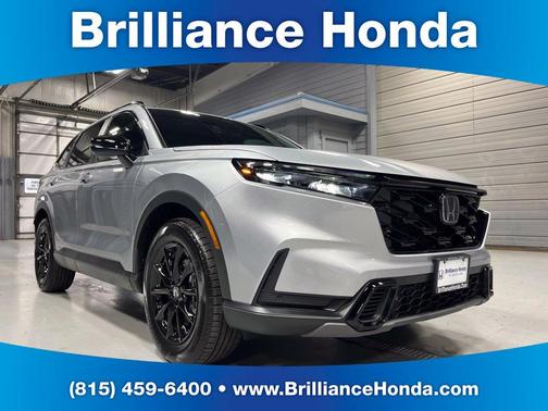 Solar Silver Metallic 2026 Honda CR-V Hybrid Sport-L