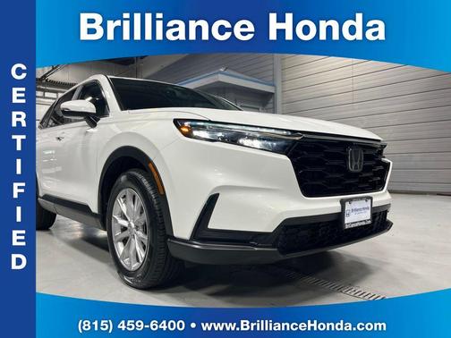 Platinum White Pearl 2023 Honda CR-V EX