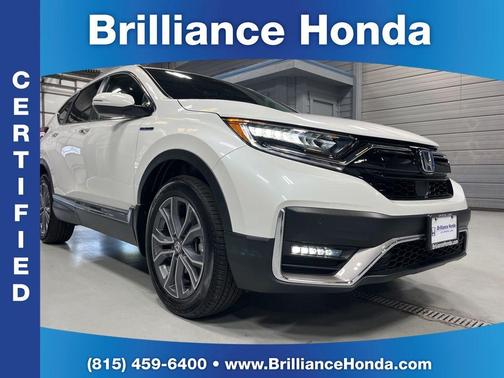 Platinum White Pearl 2022 Honda CR-V Hybrid Touring