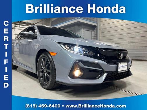 Sonic Gray Pearl 2021 Honda Civic EX