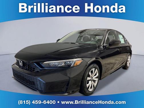 Crystal Black 2026 Honda Civic LX