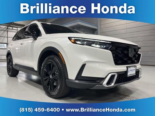 Platinum White Pearl 2026 Honda CR-V Hybrid Sport Touring