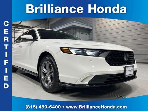 Platinum White Pearl 2023 Honda Accord Hybrid EX-L