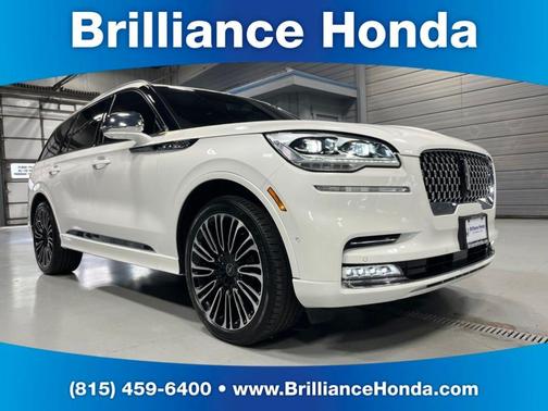 Pristine White 2022 Lincoln Aviator Black Label AWD