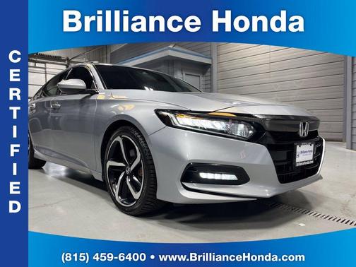 Lunar Silver Metallic 2018 Honda Accord Sport 2.0T