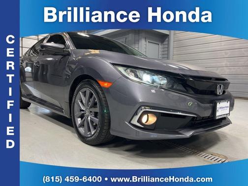 Modern Steel Metallic 2020 Honda Civic EX