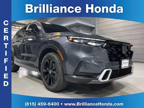 Meteorite Gray Metallic 2024 Honda CR-V Hybrid Sport Touring