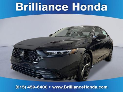 Crystal Black 2026 Honda Accord Hybrid Sport-L