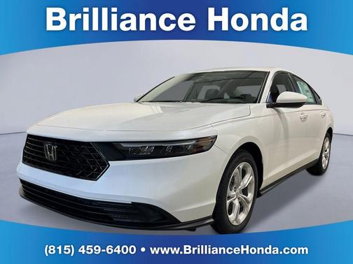 Platinum White 2026 Honda Accord LX