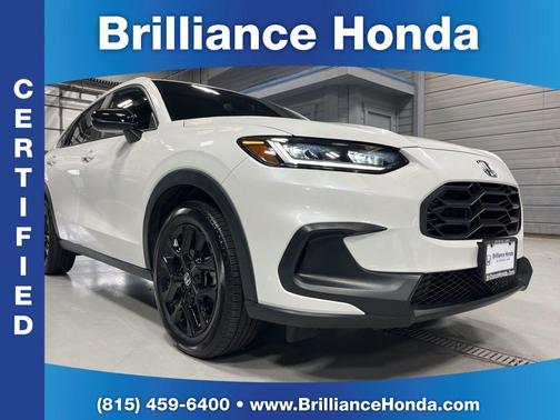 Platinum White Pearl 2024 Honda HR-V Sport