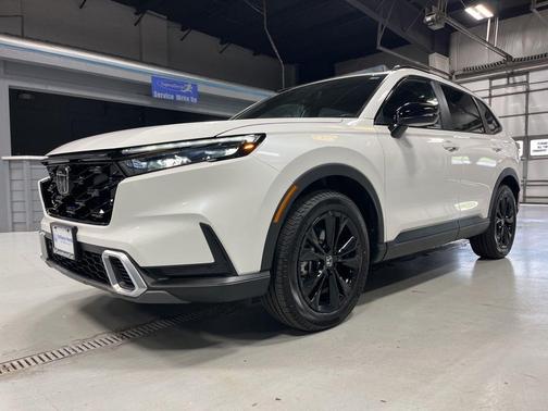 Platinum White 2026 Honda CR-V Hybrid Sport Touring
