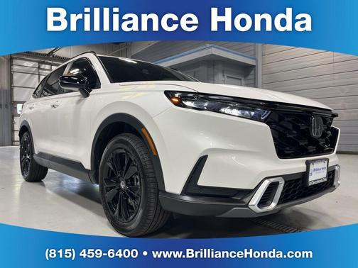 Platinum White 2026 Honda CR-V Hybrid Sport Touring