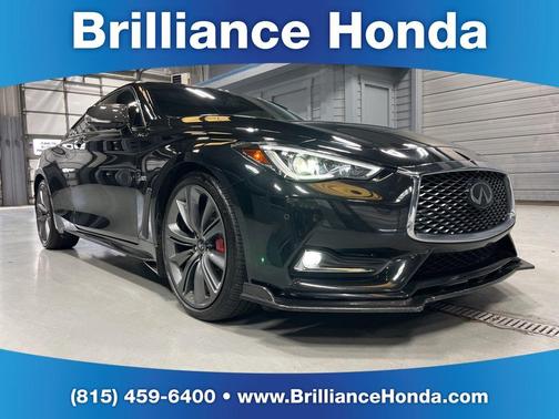 Midnight Black 2019 INFINITI Q60 3.0t Red Sport 400