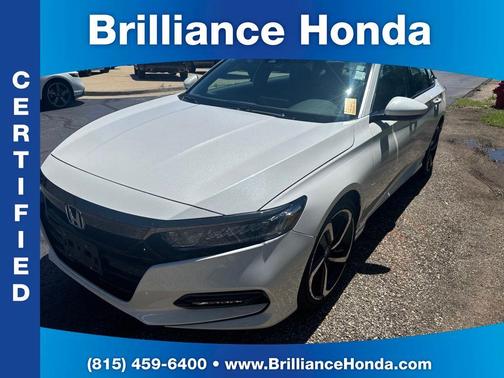 Platinum White Pearl 2020 Honda Accord Sport 1.5T