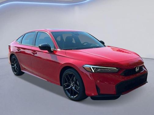 Rallye Red 2026 Honda Civic Hybrid Sport