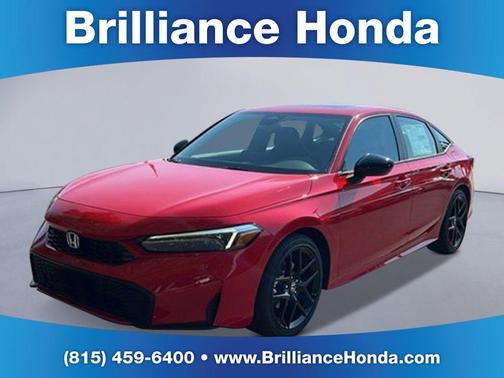 Rallye Red 2026 Honda Civic Hybrid Sport