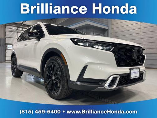 Platinum White Pearl 2026 Honda CR-V Hybrid Sport Touring