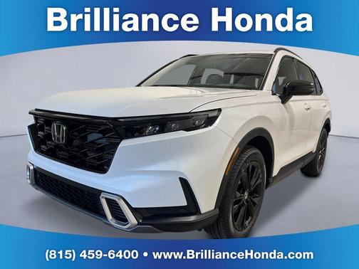 Platinum White 2026 Honda CR-V Hybrid Sport Touring