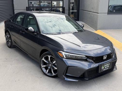 Gray 2026 Honda Civic Hybrid Sport Touring