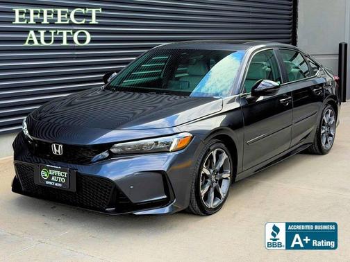 Gray 2026 Honda Civic Hybrid Sport Touring