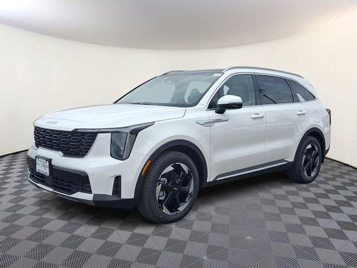 Snow White Pearl 2026 Kia Sorento Hybrid EX