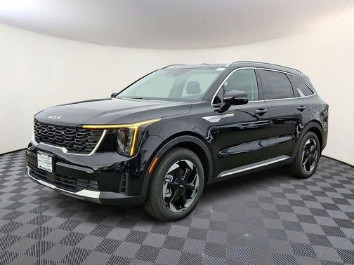 Aurora Black Pearl 2026 Kia Sorento Hybrid EX