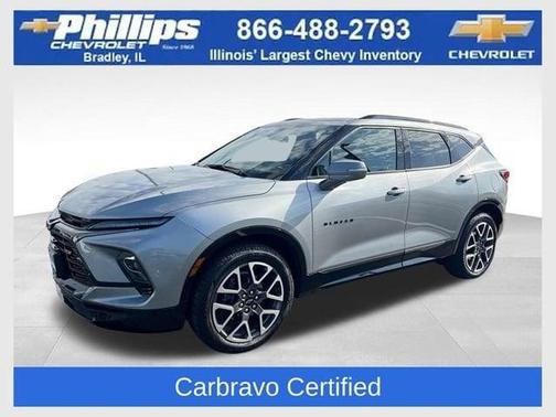 Sterling Gray Metallic 2024 Chevrolet Blazer RS