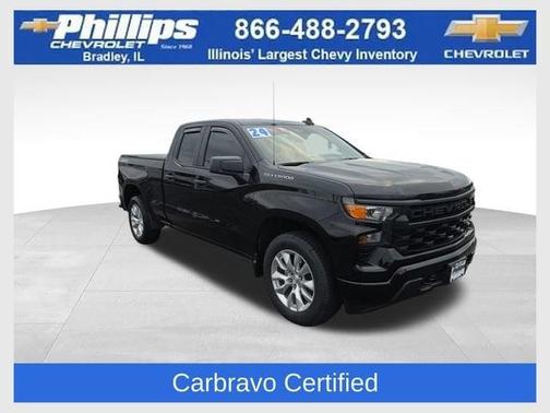 Black 2024 Chevrolet Silverado 1500 Custom