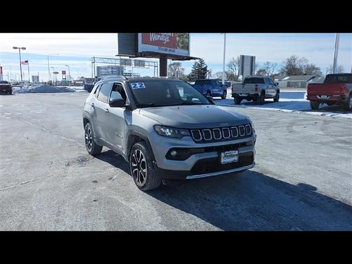 Billet Silver Metallic Clearcoat 2022 Jeep Compass Limited