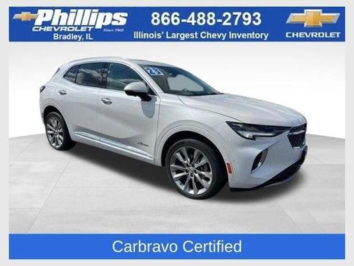 White Frost Tri-Coat 2023 Buick Envision Avenir