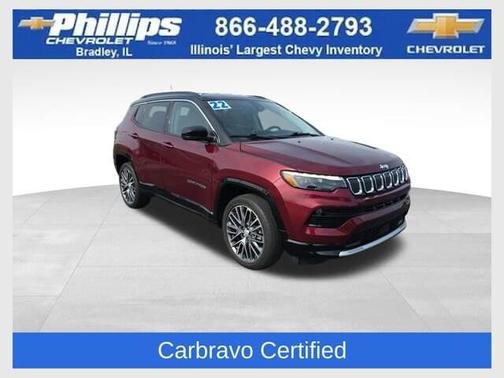 Velvet Red Pearlcoat 2022 Jeep Compass Limited
