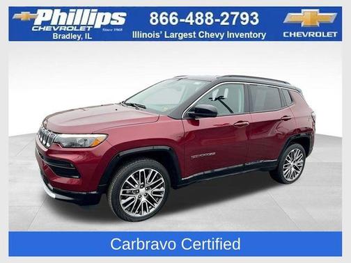 Velvet Red Pearlcoat 2022 Jeep Compass Limited