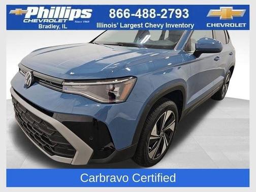 Monterey Blue Pearl 2025 Volkswagen Taos 1.5T SE