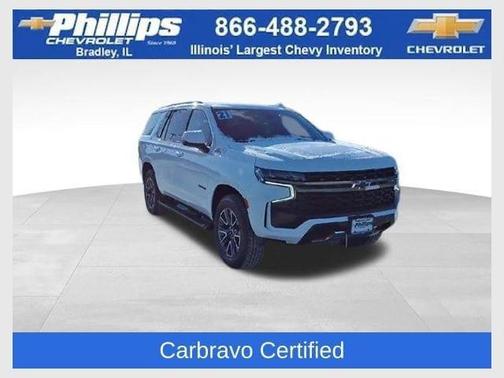 Summit White 2021 Chevrolet Tahoe Z71