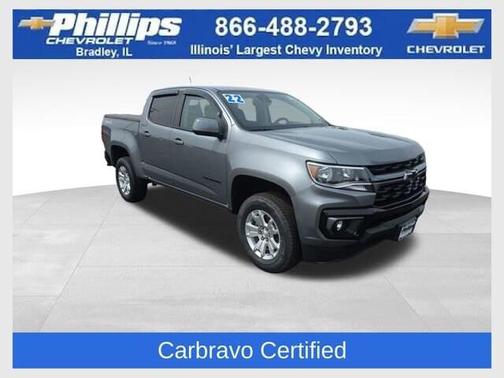 Satin Steel Metallic 2022 Chevrolet Colorado LT