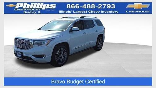 White Frost Tri-Coat 2017 GMC Acadia Denali