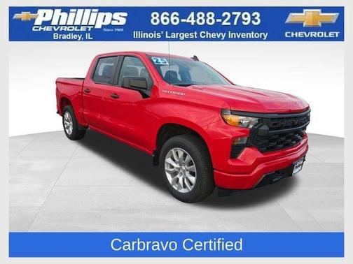 Red 2025 Chevrolet Silverado 1500 Custom