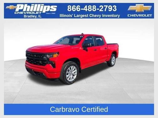 Red 2025 Chevrolet Silverado 1500 Custom