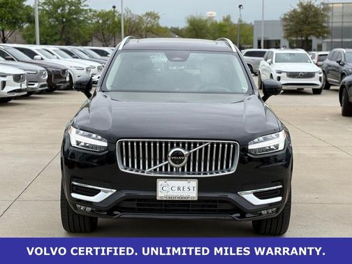 Onyx Black Metallic 2025 Volvo XC90 B6 Ultra