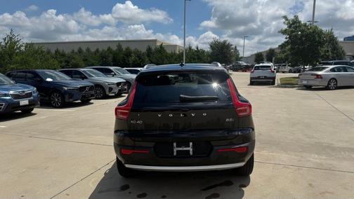 Black 2025 Volvo XC40 B5 Plus Bright Theme