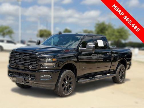 Diamond Black Crystal Pearlcoat 2025 RAM 2500 Big Horn Night Edition Plus Group