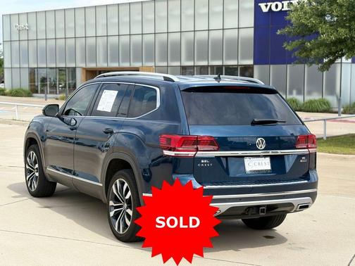 Pacific Blue Metallic 2020 Volkswagen Atlas 3.6L SEL Premium