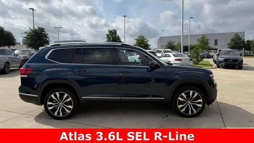 Pacific Blue Metallic 2020 Volkswagen Atlas 3.6L SEL Premium